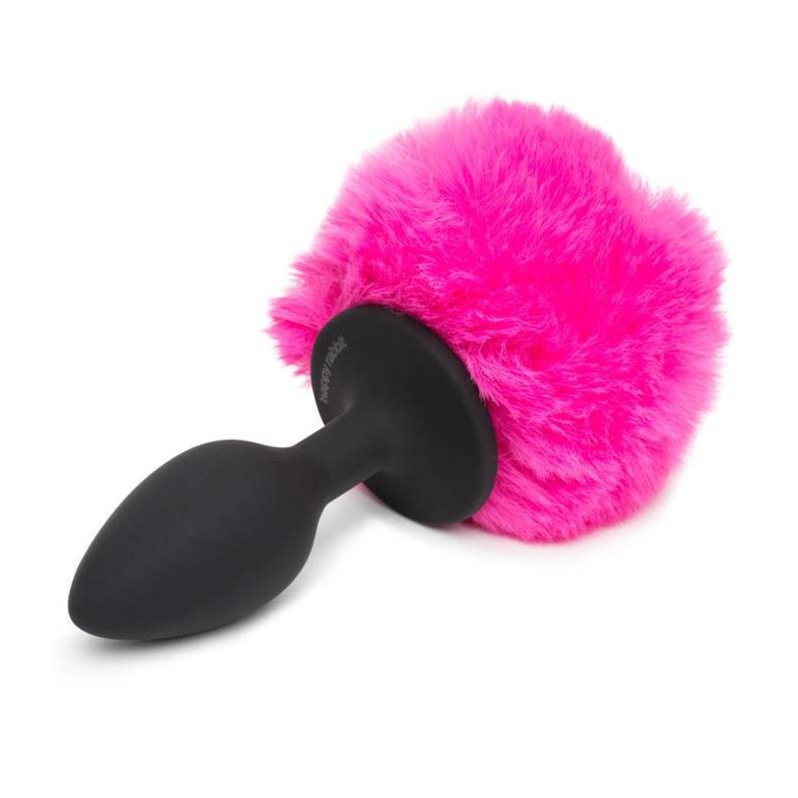 Butt Plug with Pink Fur Tail Small 2