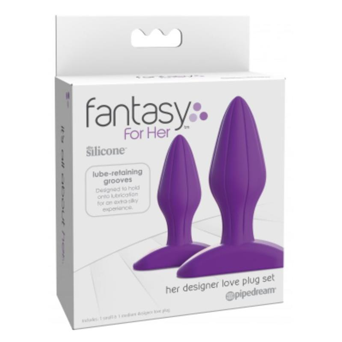 Set of 2 Anal Plug Designer Love 1
