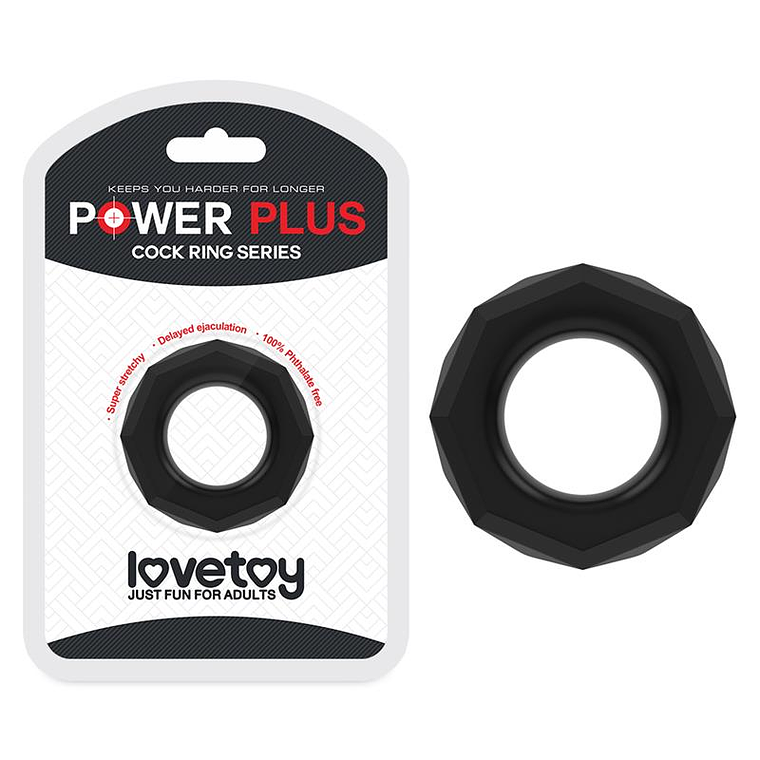 Penis Ring Power Plus Black 6
