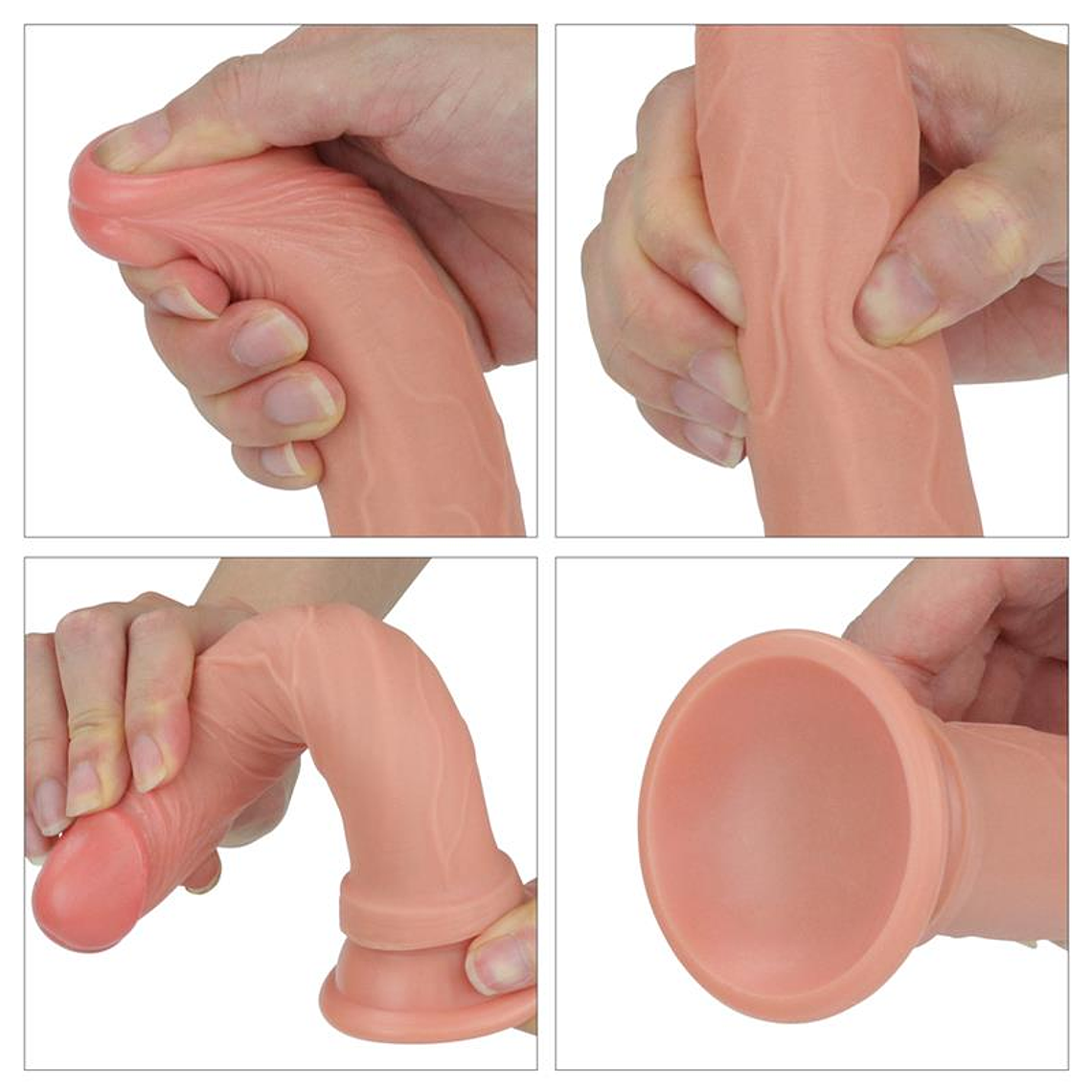 Dildo Nature 7 Liquid Silicone Flesh 7