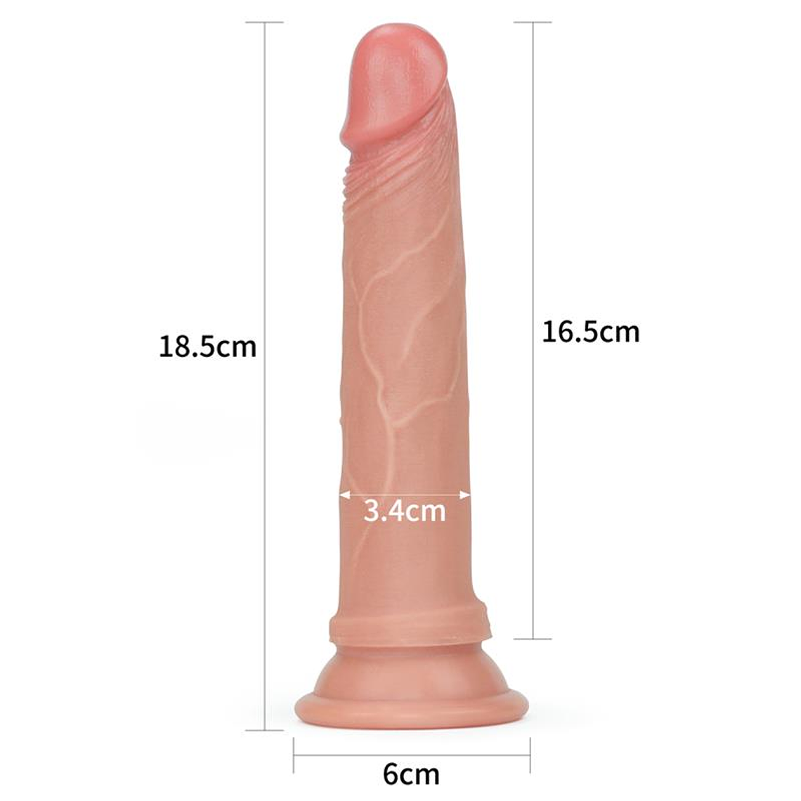Dildo Nature 7 Liquid Silicone Flesh 8