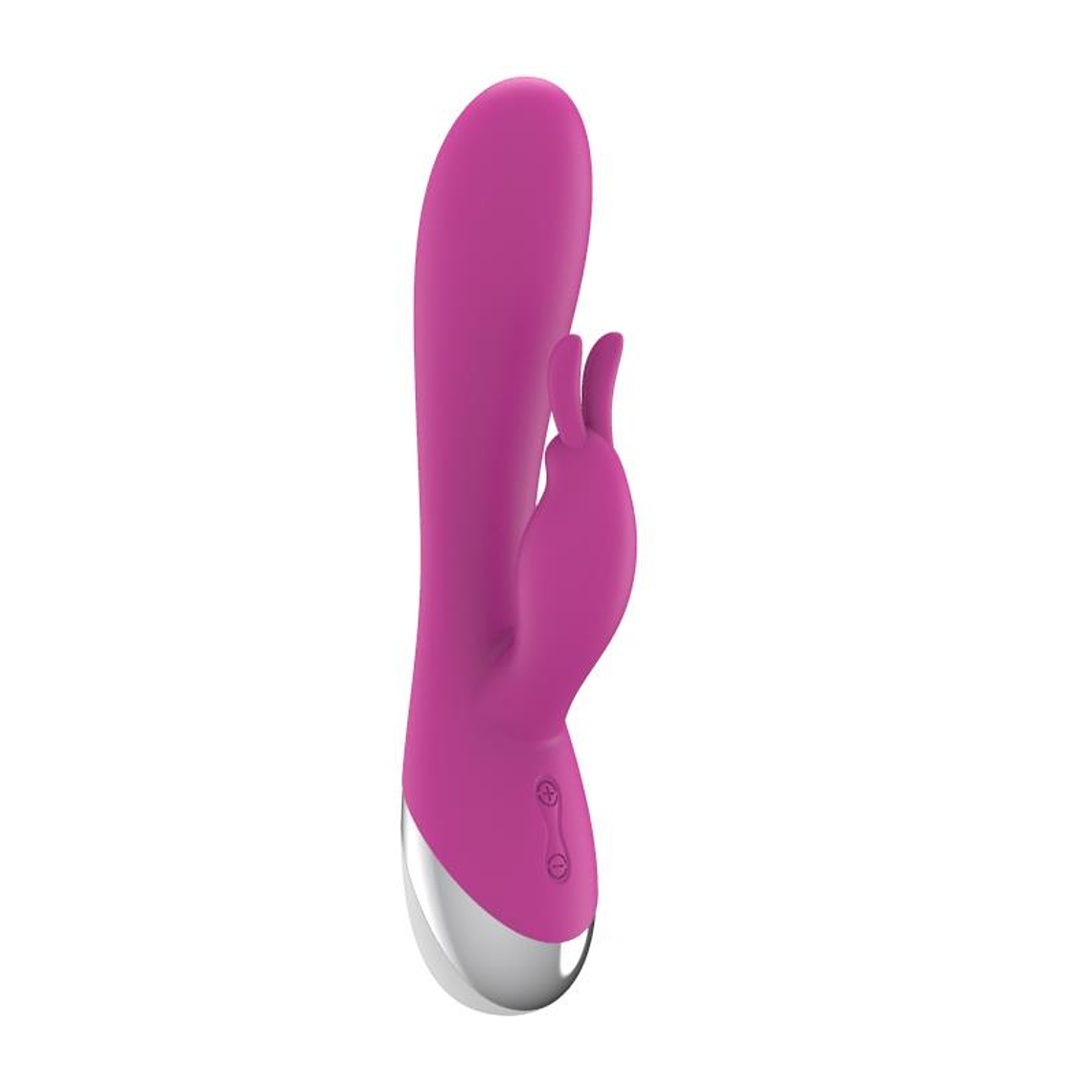 Dual Vibe with Rabbit USB Silicone Pink 1