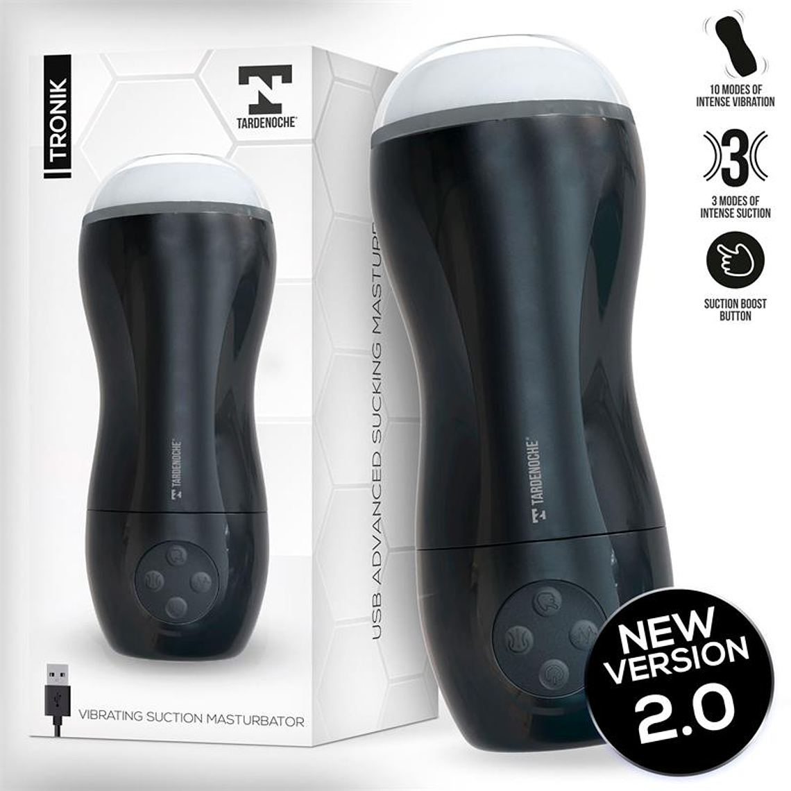 Tronik 2.0 Sucking and Vibrating Masturbator USB 1