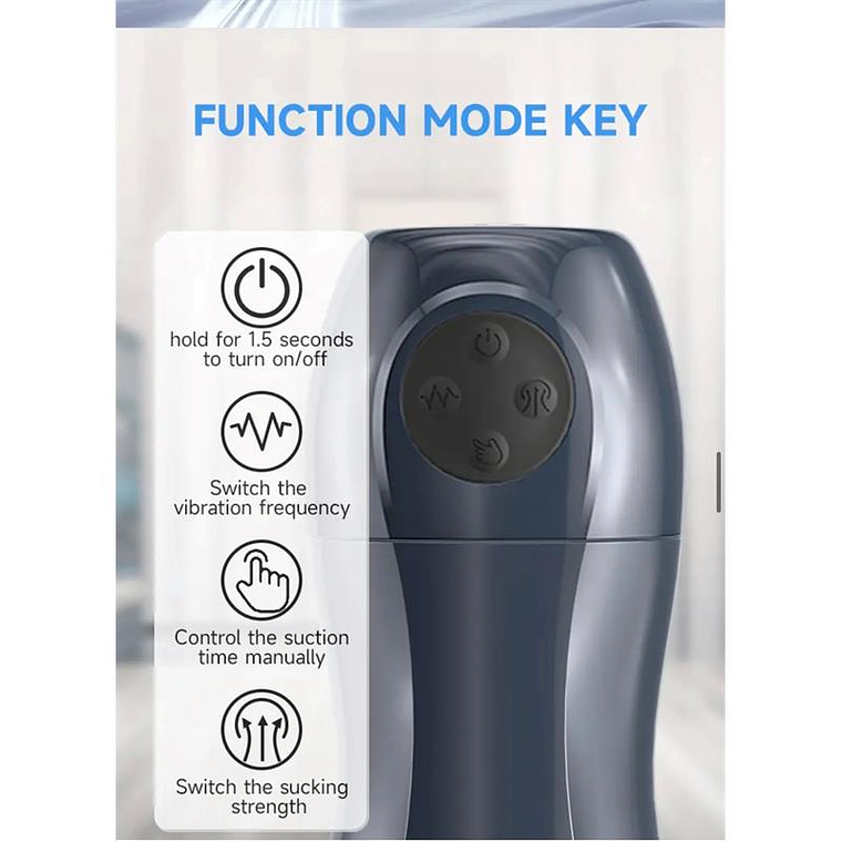 Tronik 2.0 Sucking and Vibrating Masturbator USB 16