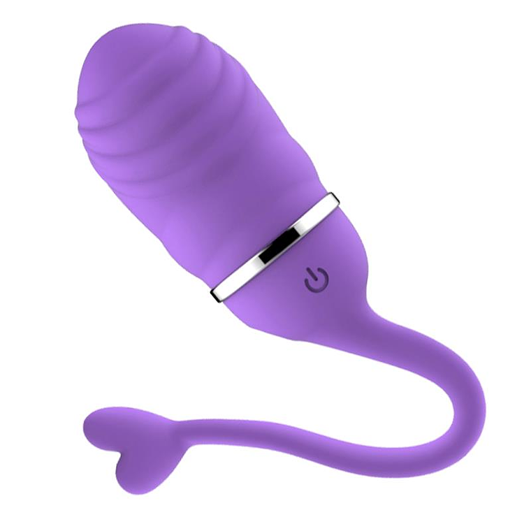 Vibrating Egg with Remote Control Odise USB Silicone Purple 4
