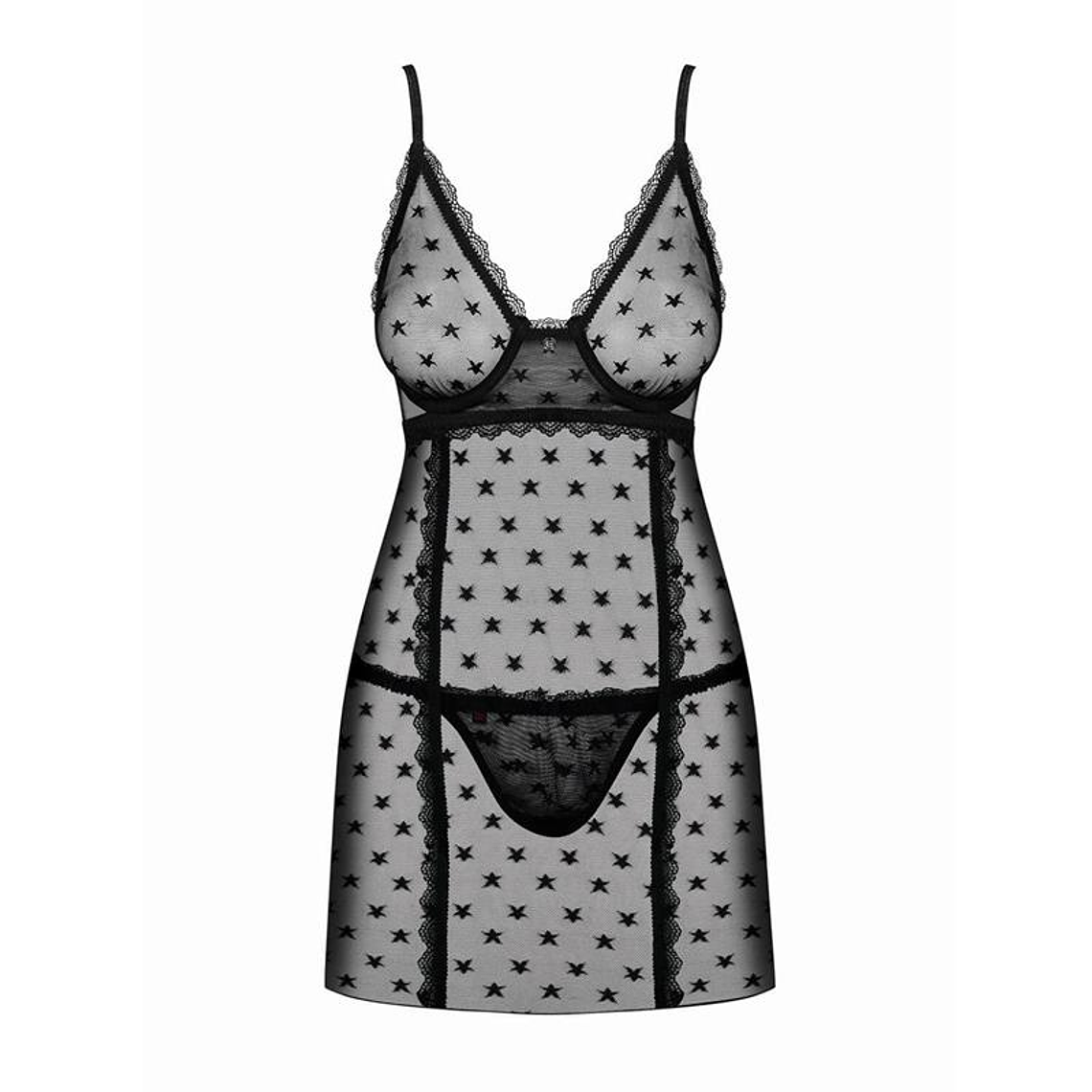 Astralya Sheer Babydoll With Thong 3