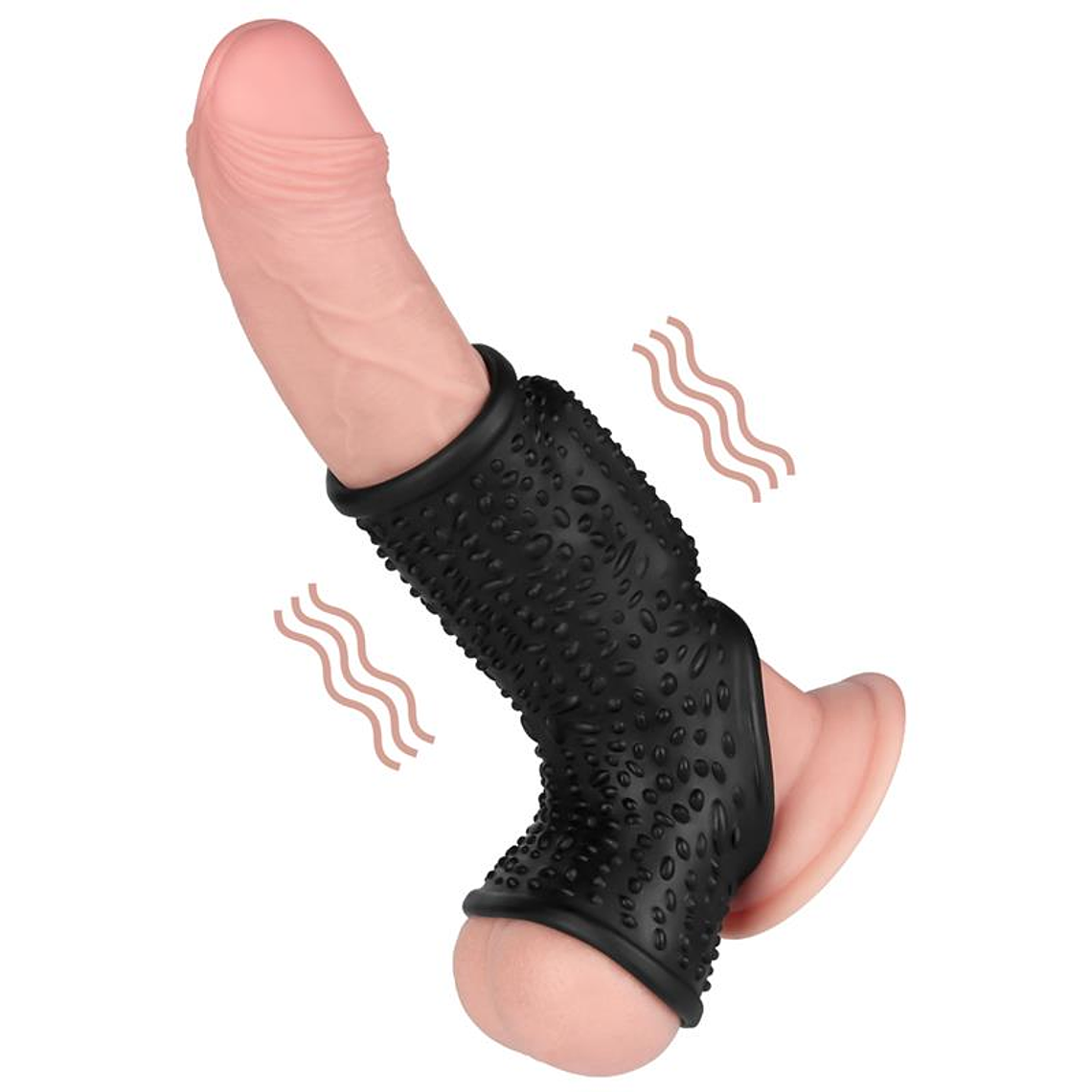 Vibrating Ring for Penis and Scrotum Drip Knights 7