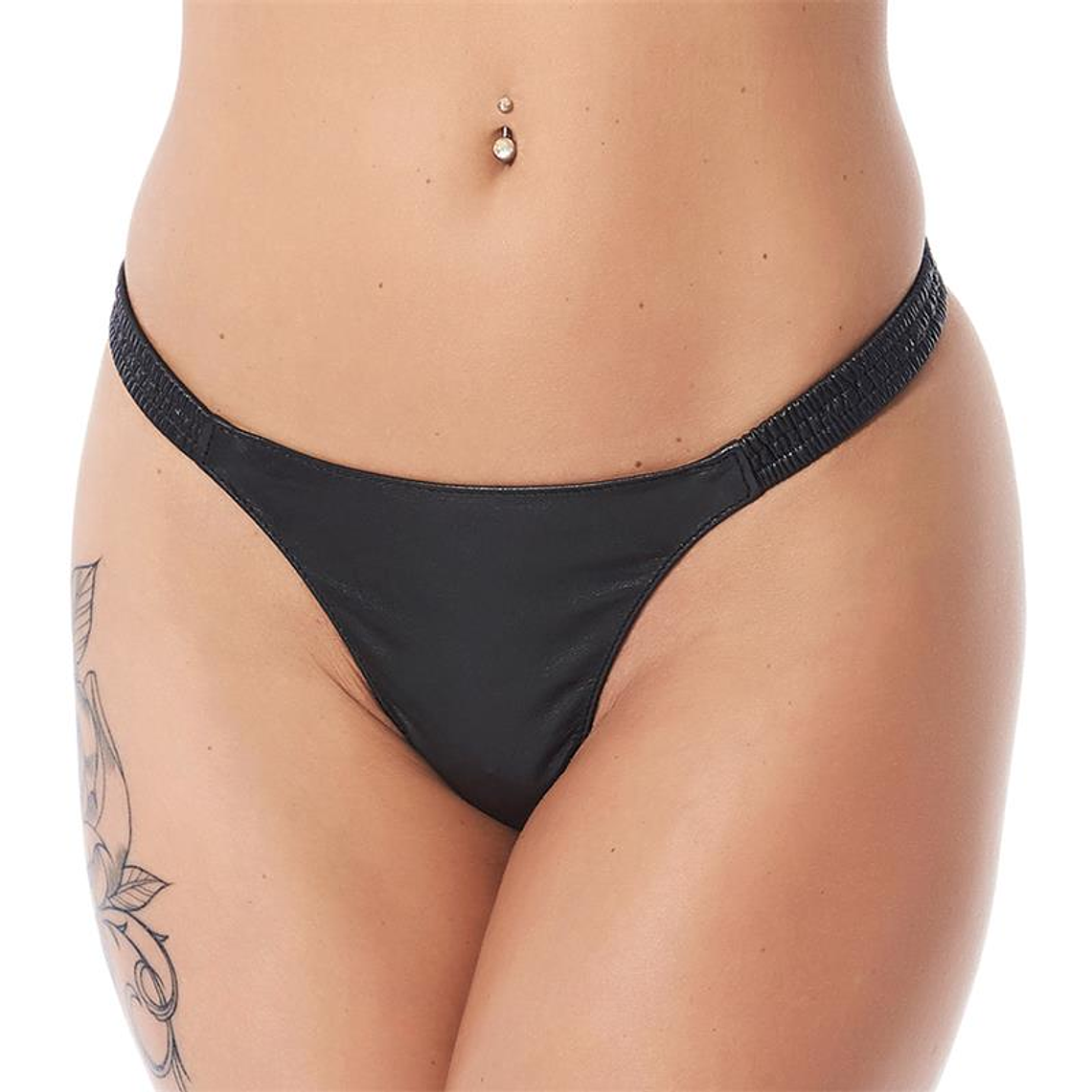 G-String Leather Elastic 1