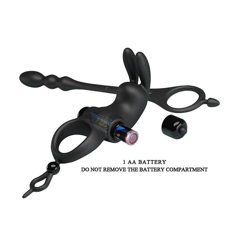 Vibrating Ring with Desmontable Anal Chain 9