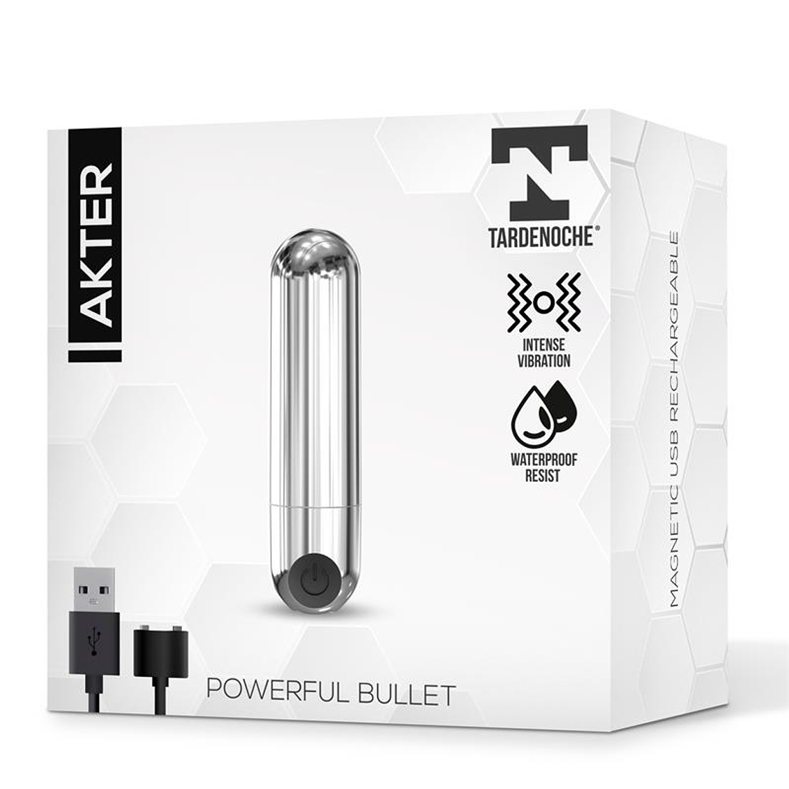 Akter Vibrating Bullet Super Powerfull Magnetic USB 5