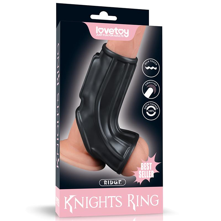 Vibrating Ring for Penis and Scrotum Ridge Knights 1