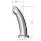 Herspot Dildo Golden Rose Big Size - Miniatura 7