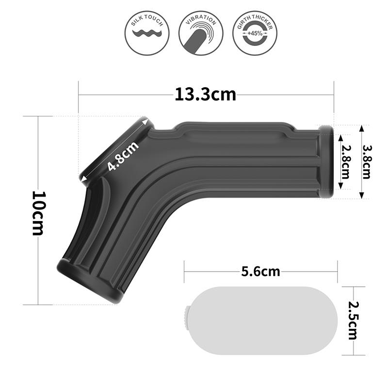 Vibrating Ring for Penis and Scrotum Ridge Knights 10