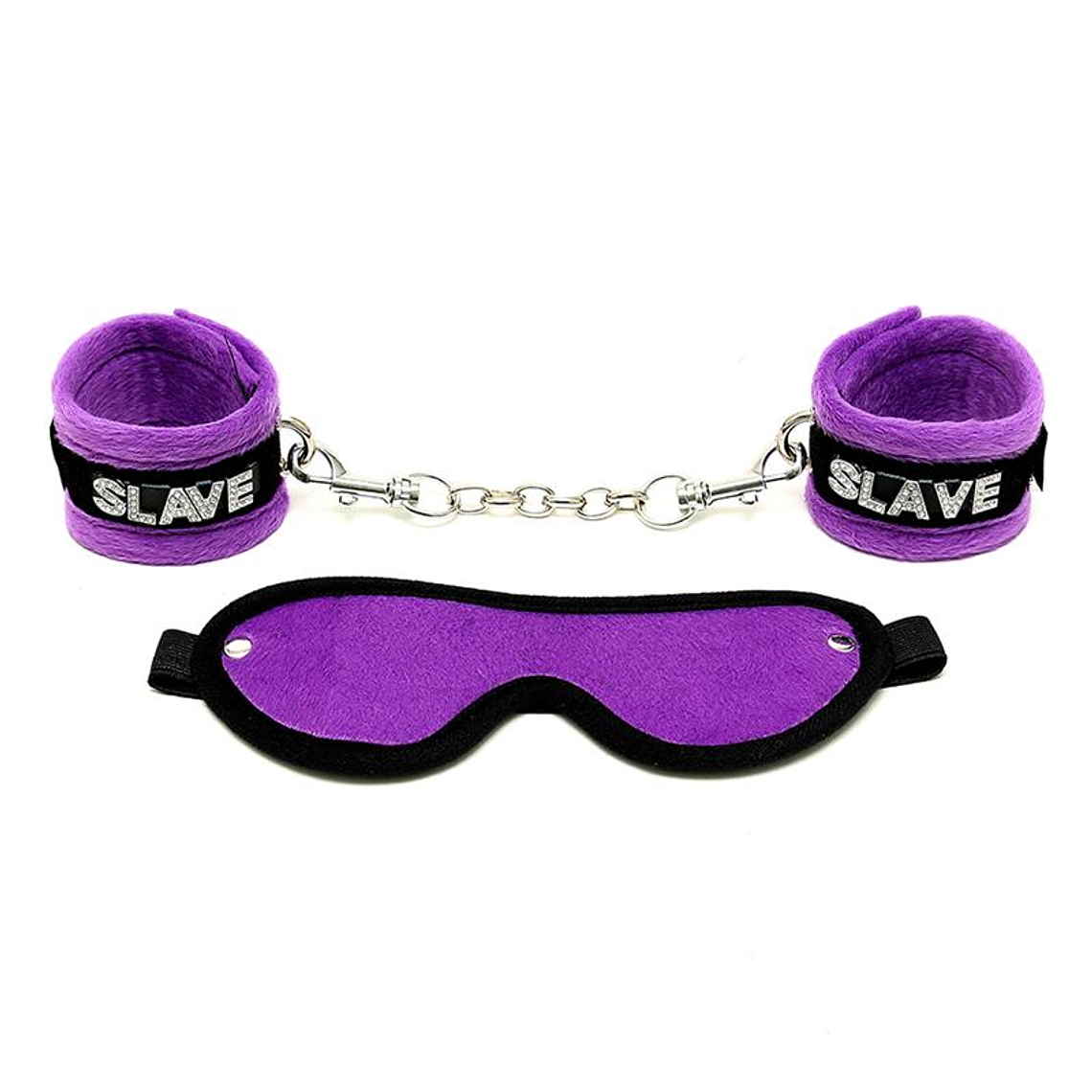 Handcuffs and Eyemask Purple 7