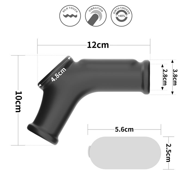 Vibrating Ring for Penis and Scrotum Silk Knights 9