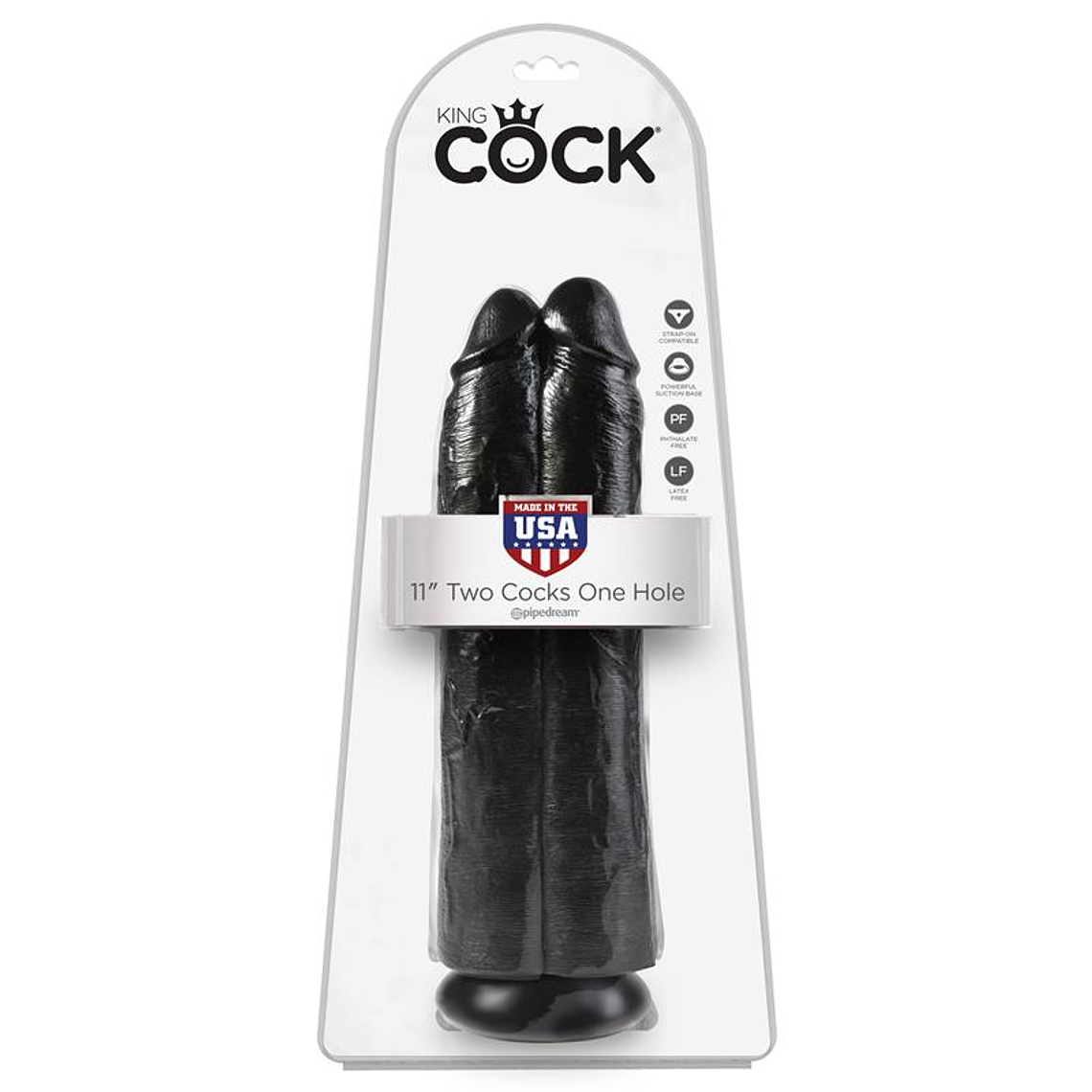 Double Dildo Two Cocks One Hole Black 11 2