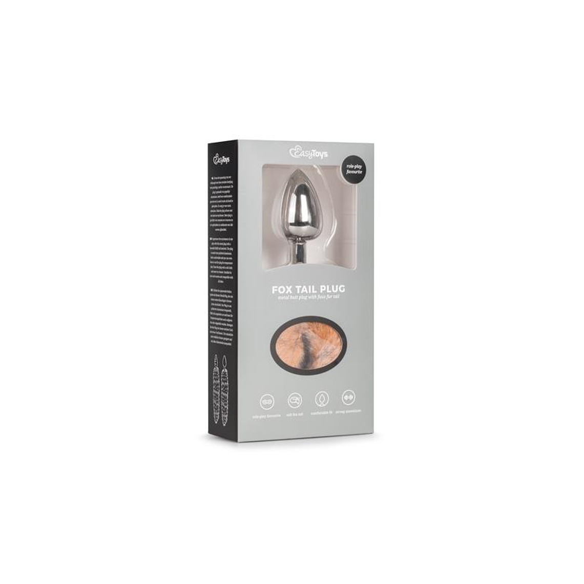 Fox Tail Plug No. 3 - Silver 5