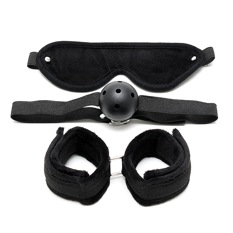 Bondage Set 3 Pieces Black 1
