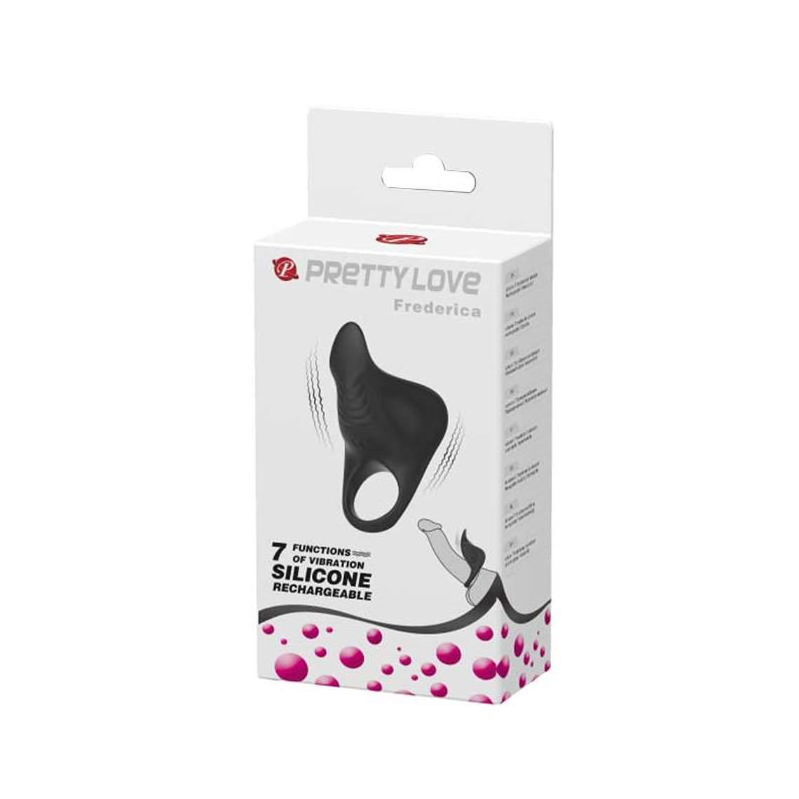 Frederica Penis Ring Silicone USB 9