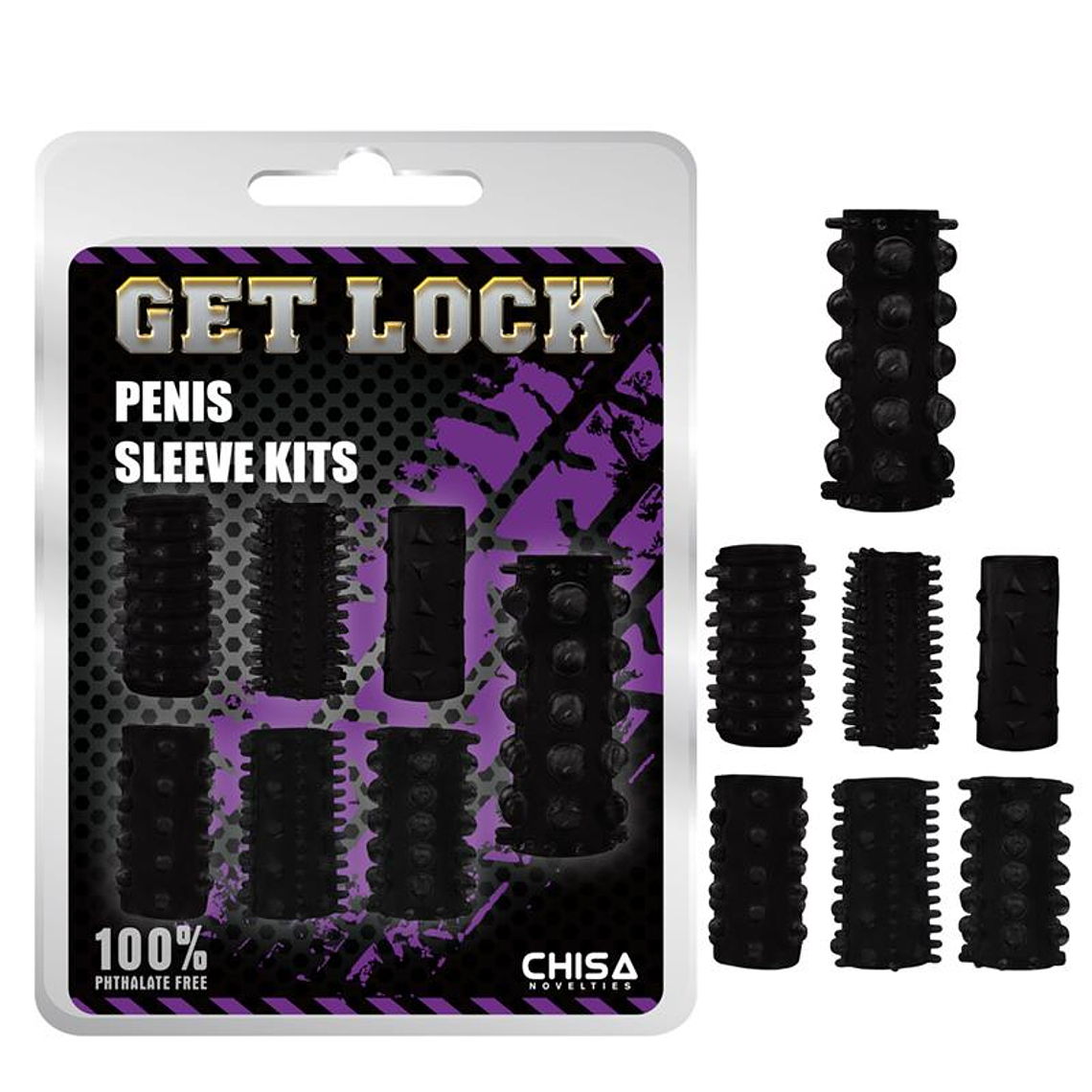 Penis Sleeve Kits-Black 1