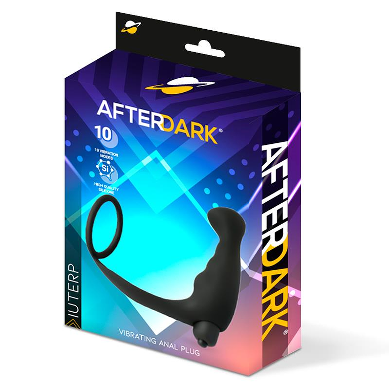 Iuterp Vibrating Anal Plug with Penis Ring 4