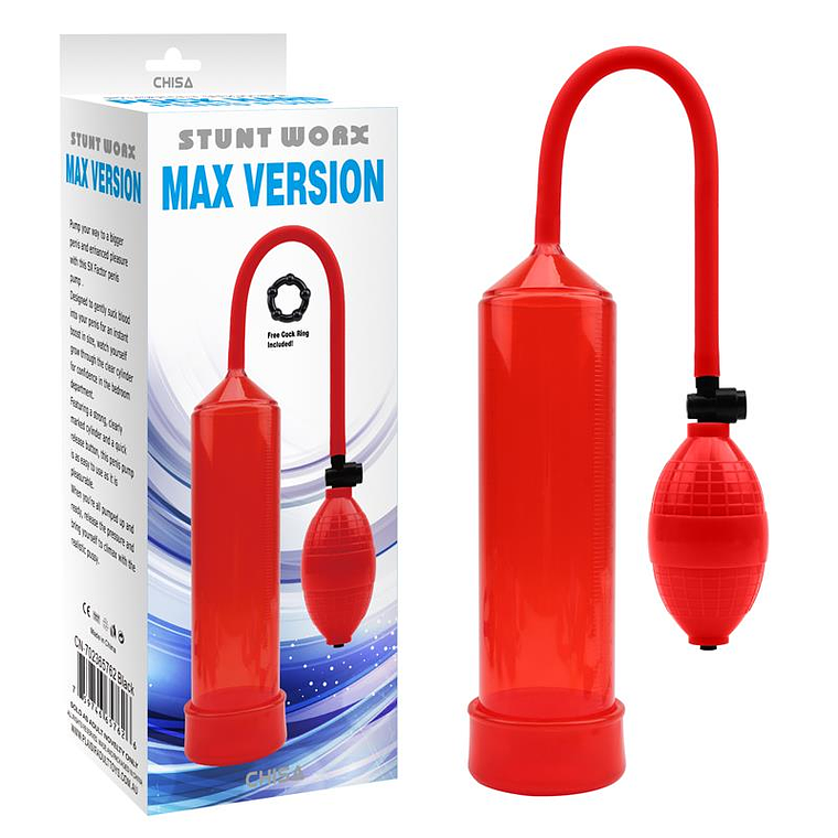 Penis Suction Bomb MAX Version Red 1