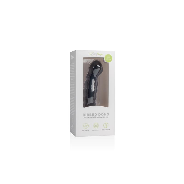 Silicone Dildo  - Black 5
