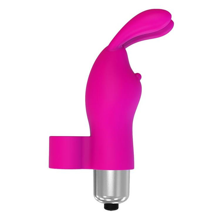 Fingyhop Vibrating Bullet with Rabbit Silicone Pink 4