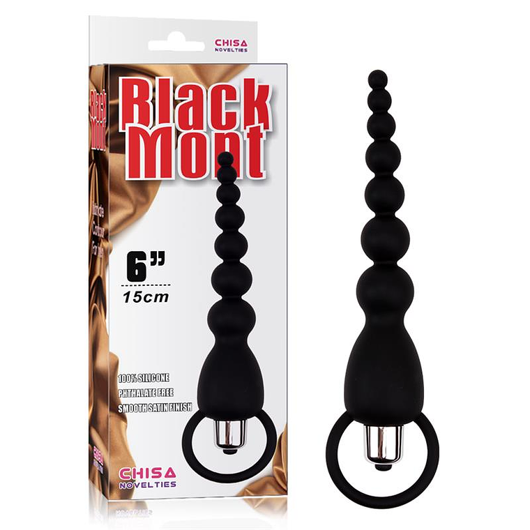 Anal Chain Elite Power 19.5 cm Silicone Black 2