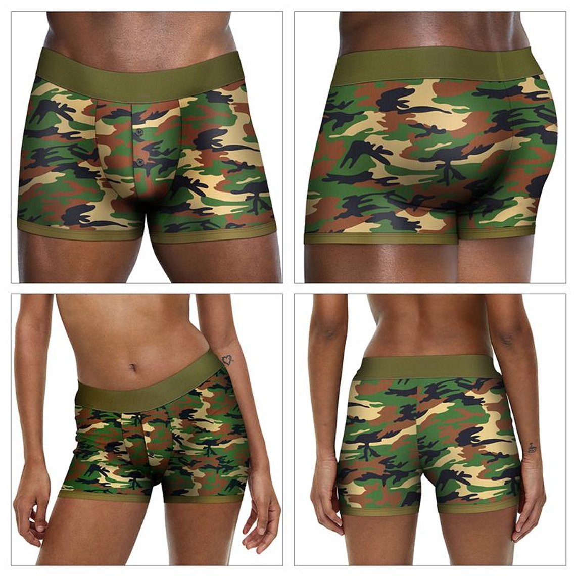 Camo Strapon Shorts 33-37 3