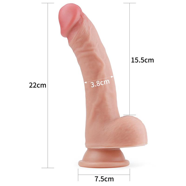 Dildo Nature 8 Liquid Silicone Flesh 7