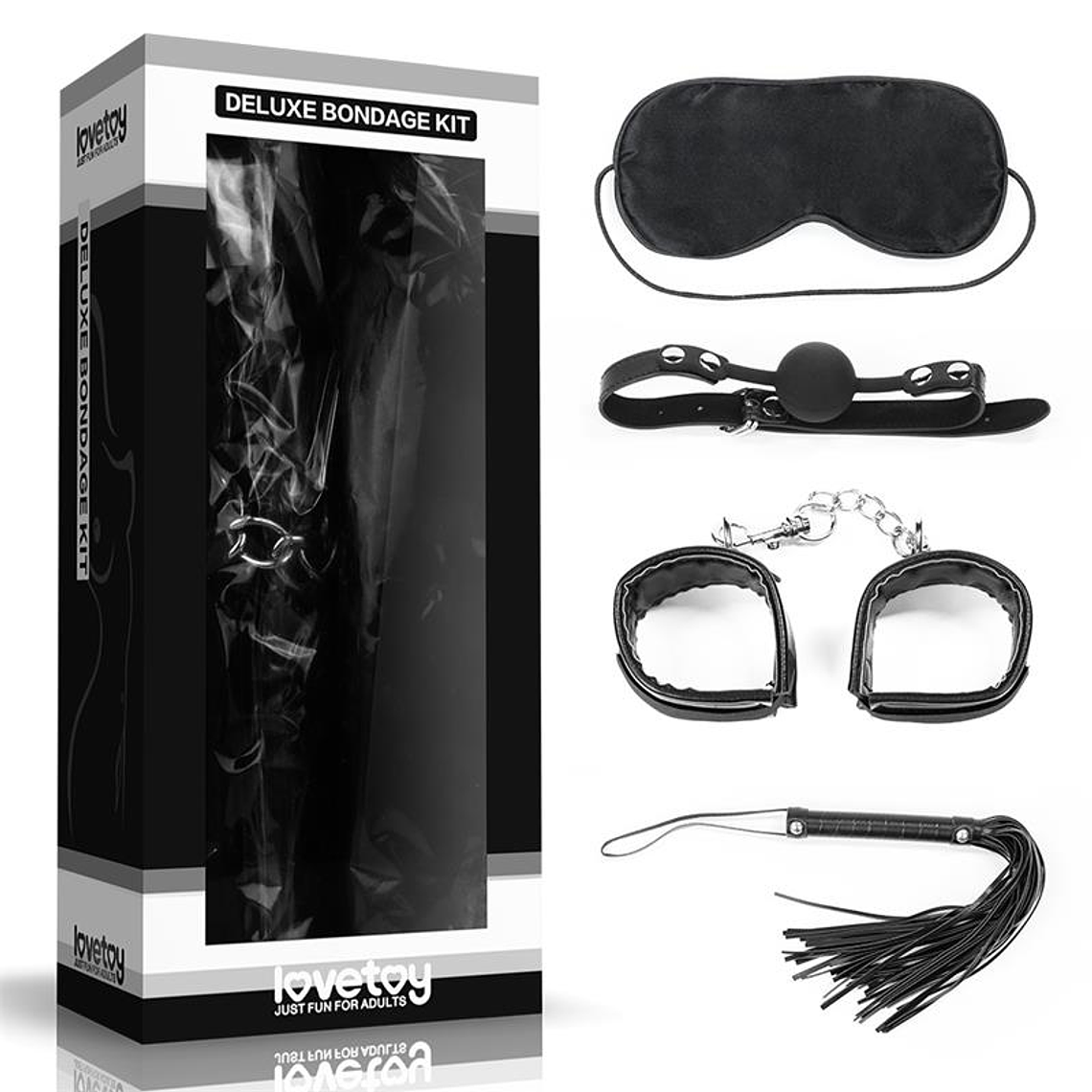 Bondage Kit Deluxe  4 Units Black 1