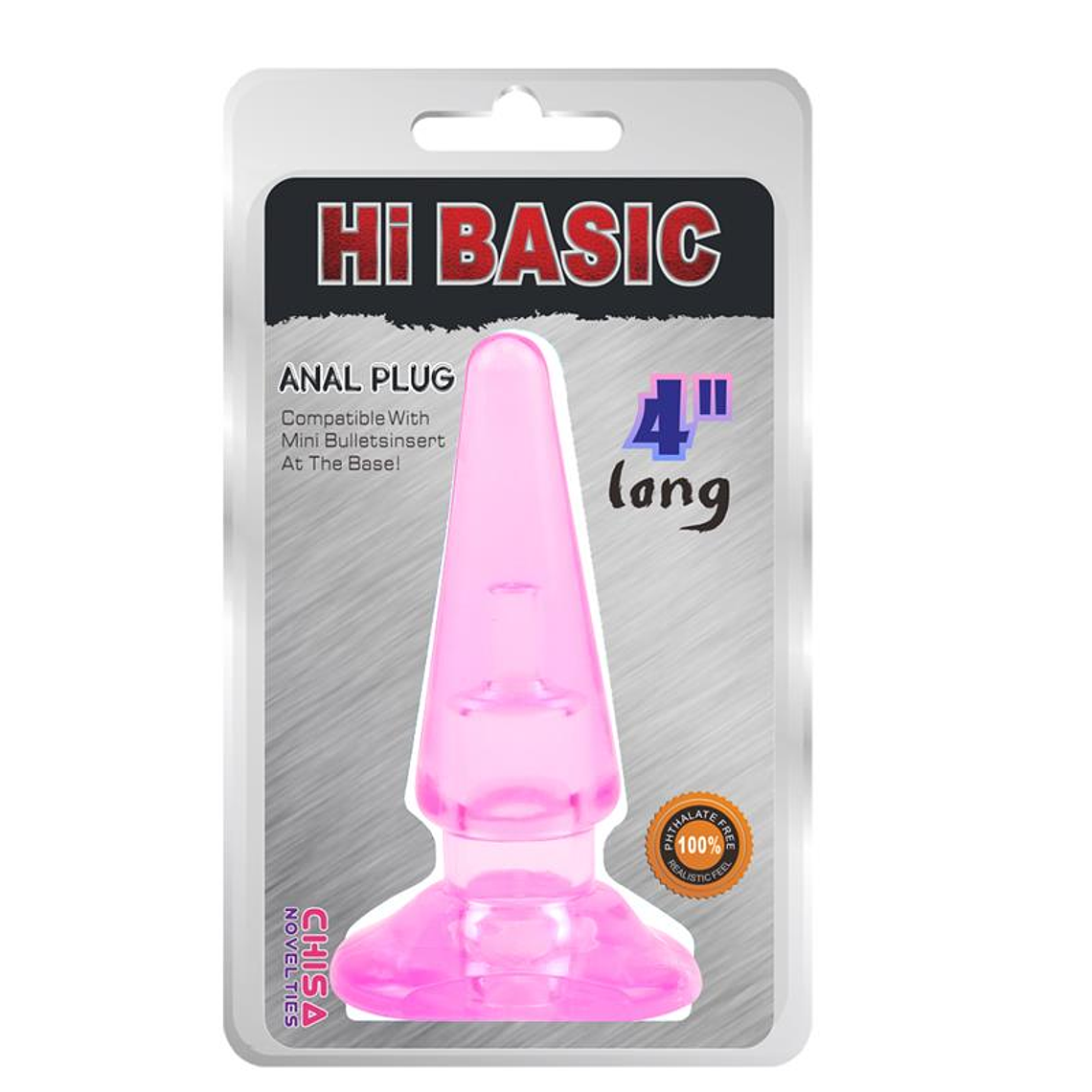 SASSY Anal Plug-Pink 10,4 x 3,2cm 1