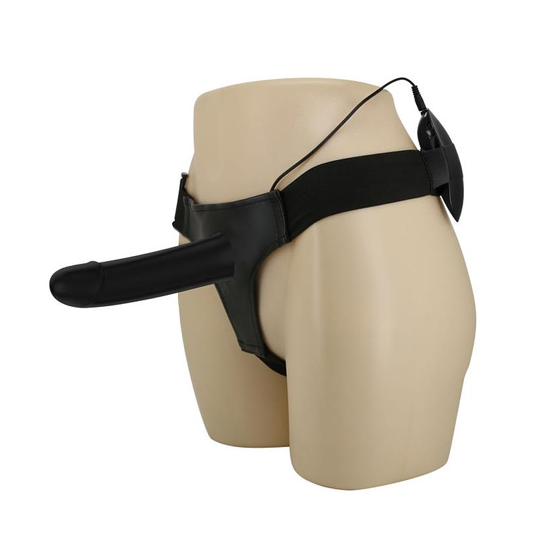 Vibrating Strap On with Hollow Dildo Vito 2