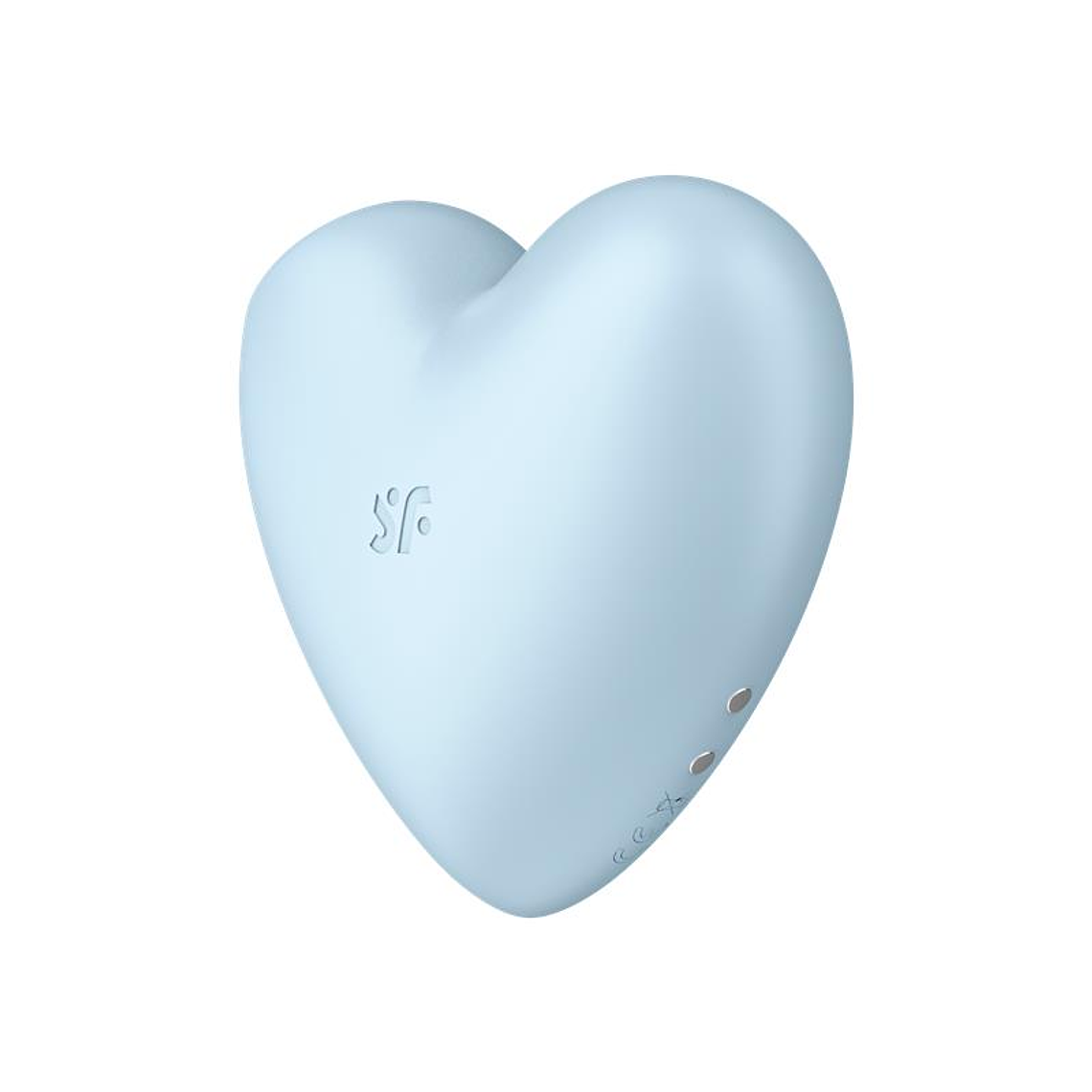 Cutie Heart Clitoris Sucker and Vibe Blue 5