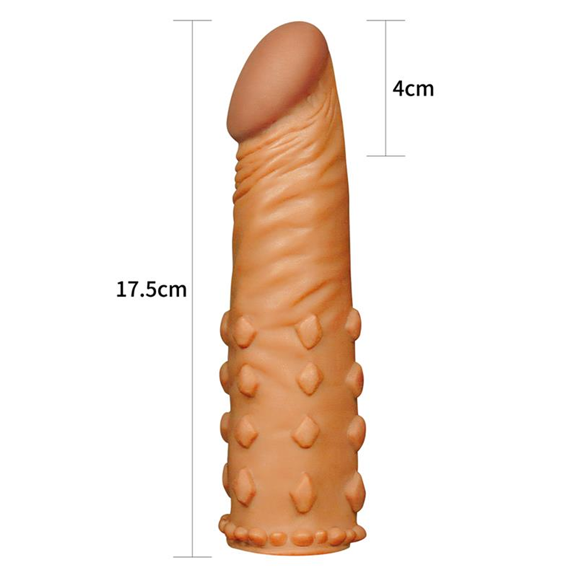 Penis Sleeve Add 2 Pleasure X Tender Brown 5