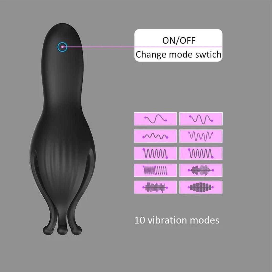 Krone Tip Cup Masturbator for Men Silicone USB 8