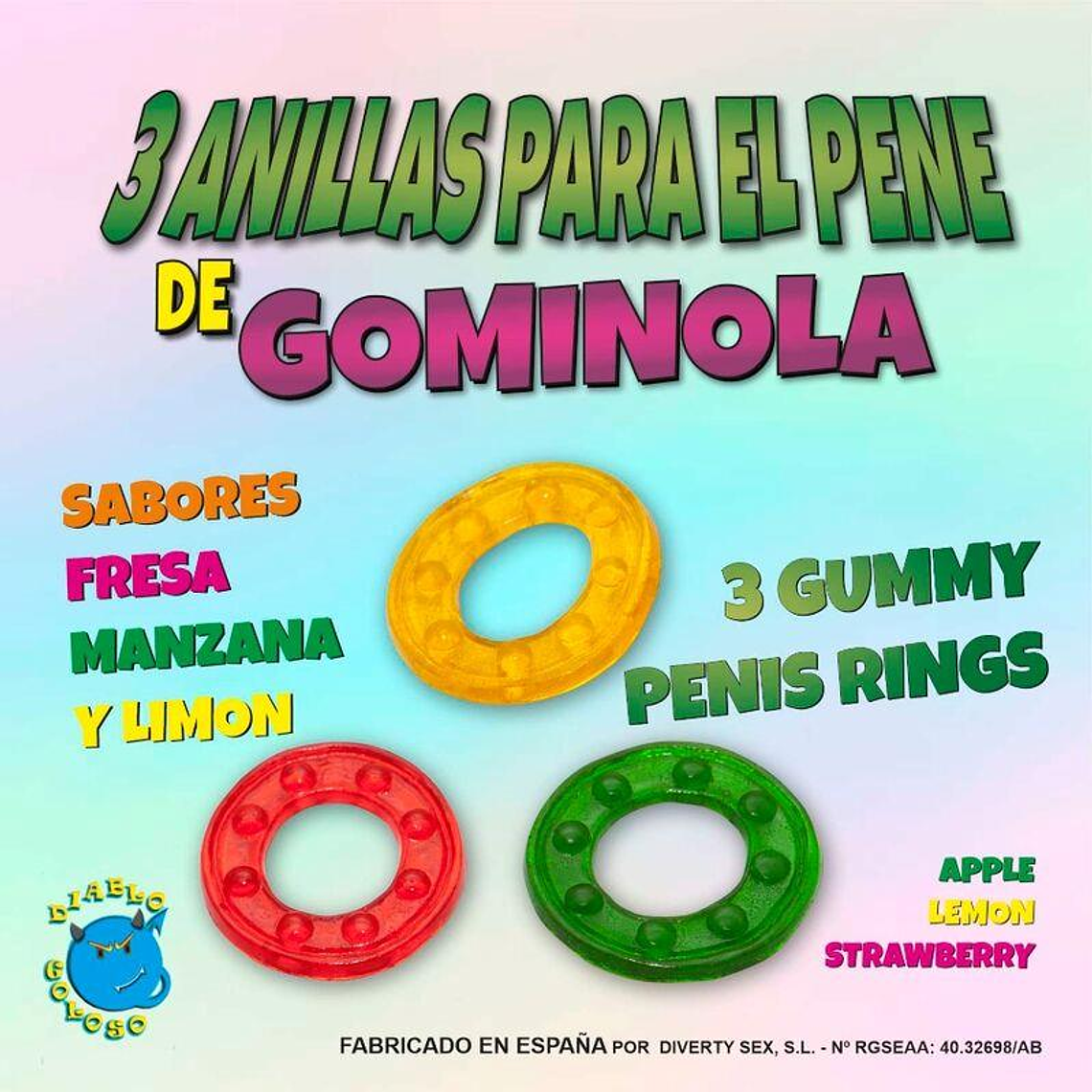 Set 3 Gummy Rings 1