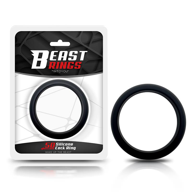 Cock Ring Solid Silicone 5 cm Black 1