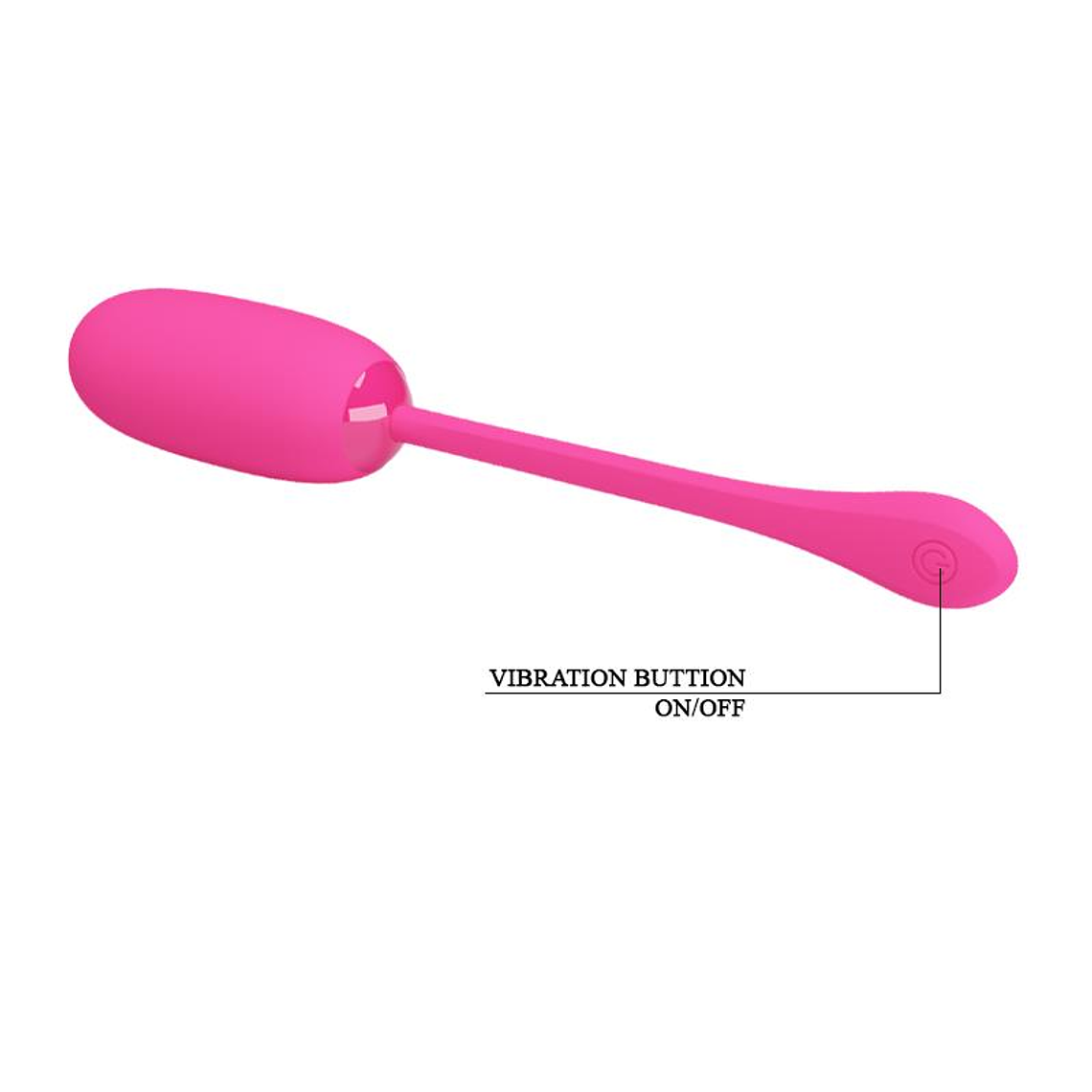 Vibrating Egg Julius USB Silicone Pink 5