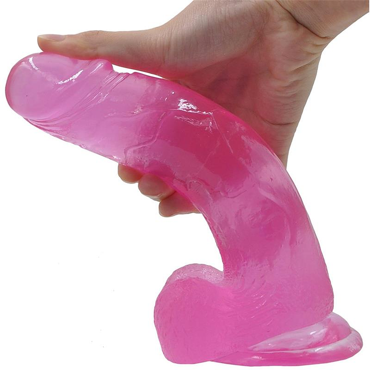 Dildo Jelly Studs 8 Pink 4