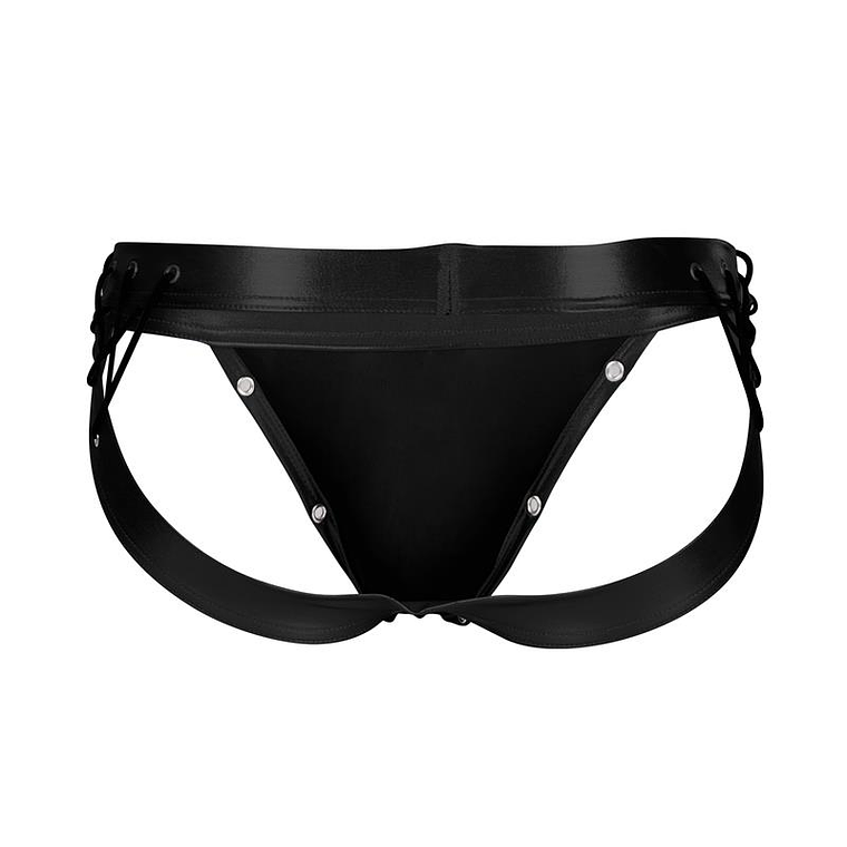 C4M14 Desire Jockstrap Leatherette Black 4