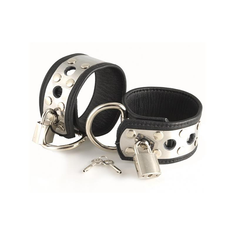 Cuffs with metal and padlock-Adjustable 2