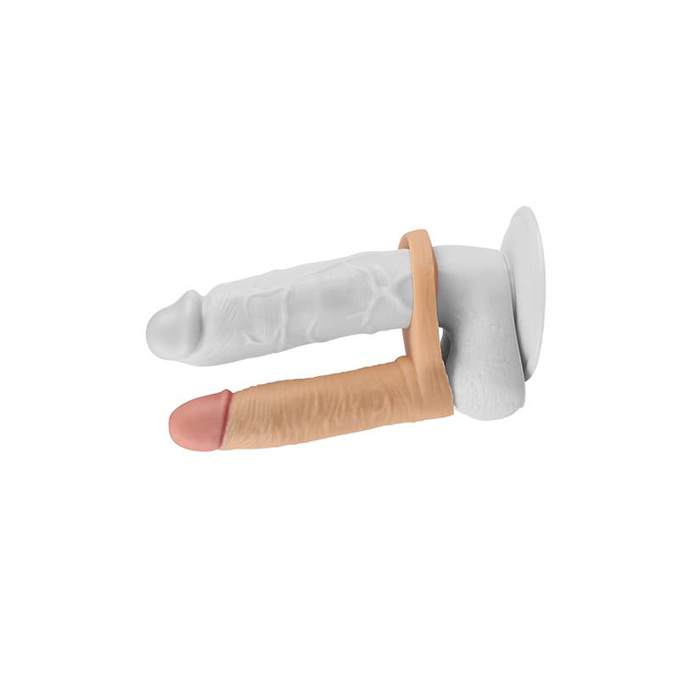Dildo The Ultra Soft Double with Vibration 5.8 Flesh 3