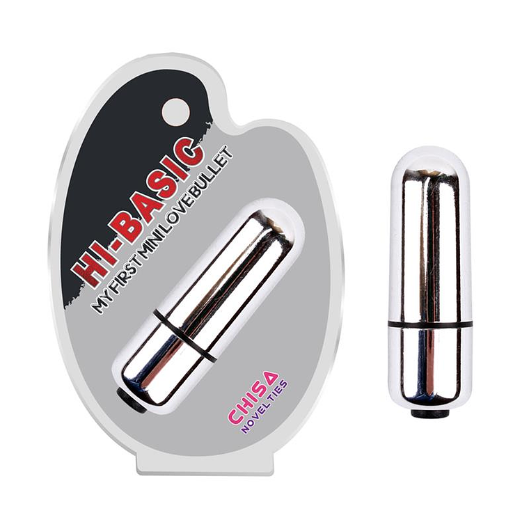 Vibrating Bullet Hi-Basic 5.8 x 1.8 cm Silver 1