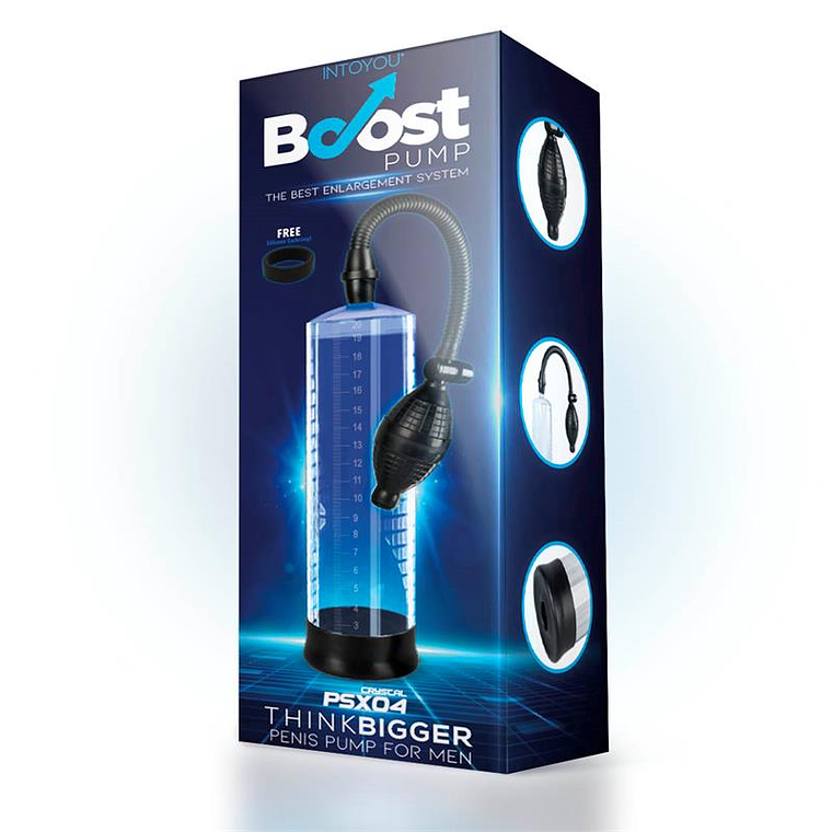 Manual Penis Pump PSX04 Crystal 3