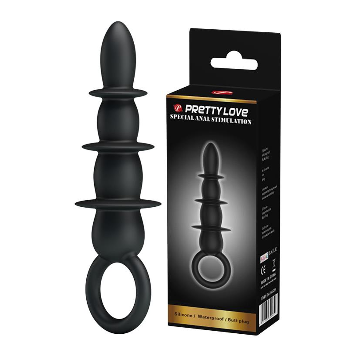 Anal plug 3 Areas Black 3