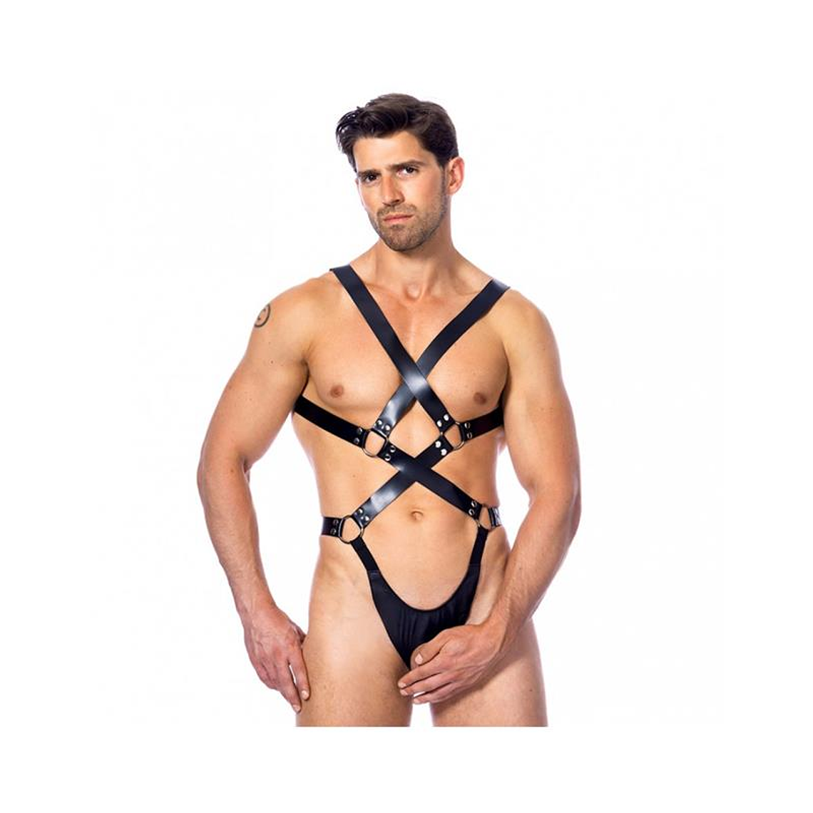 Adjustable Leather Full-Body Harness 1