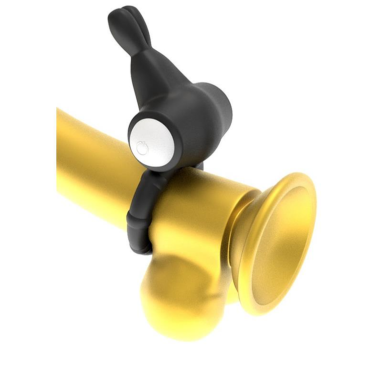 Vibrating Cockring Power Clit Black 4