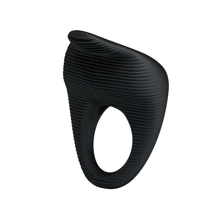 Vibrating Cock Ring Thimble Black 1